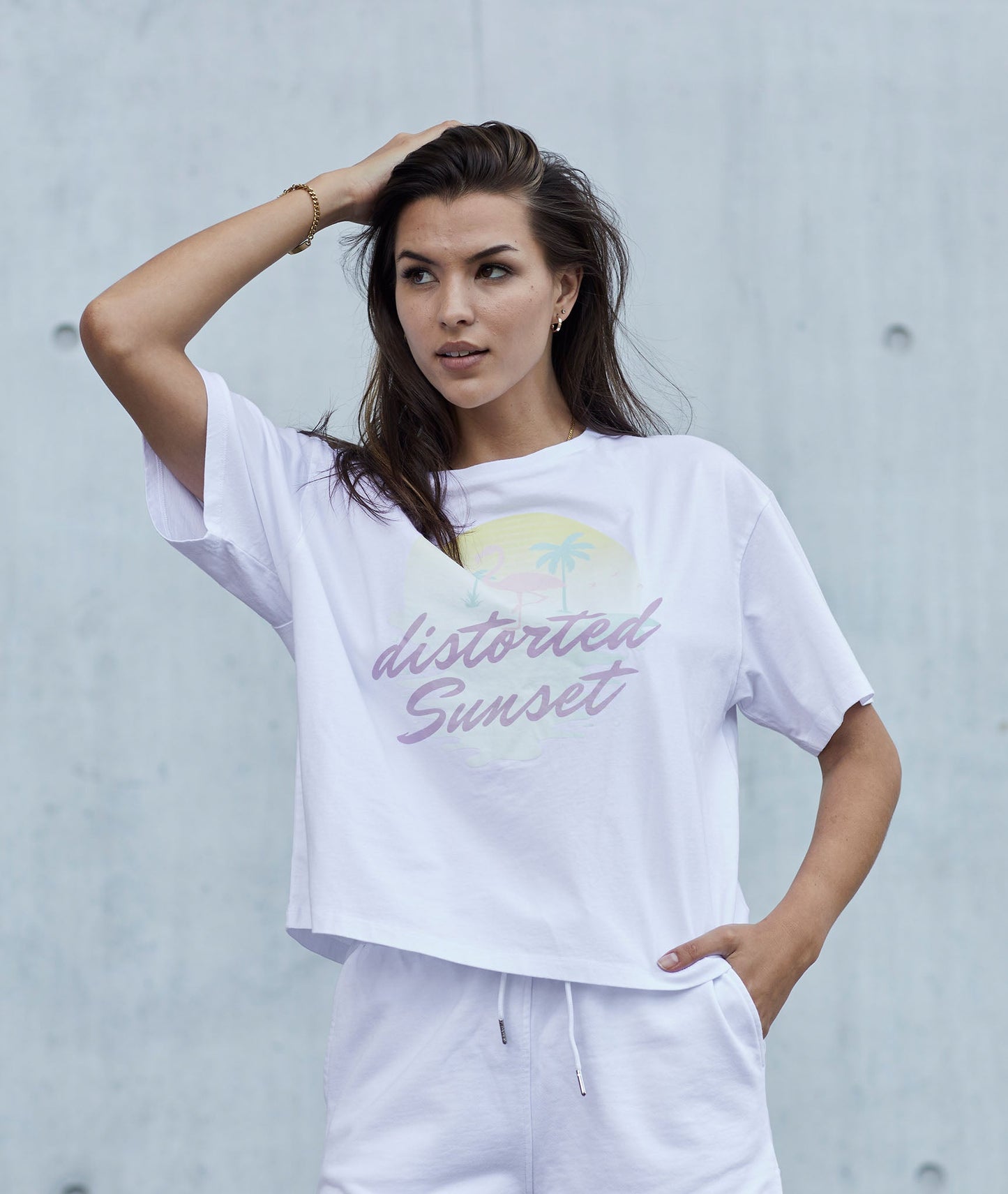 WMN Flamingo Round Neck