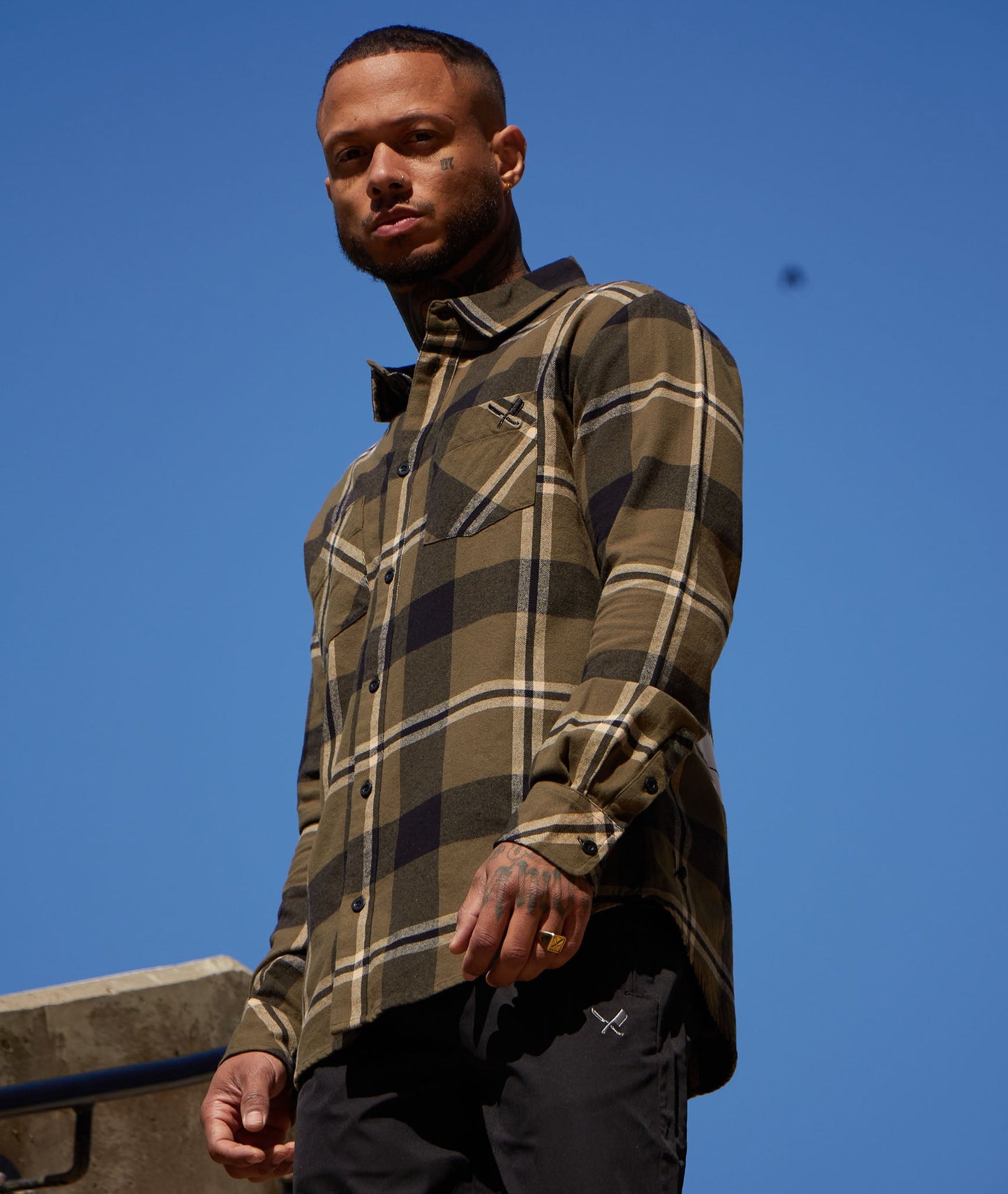 Inked Blades Flannel