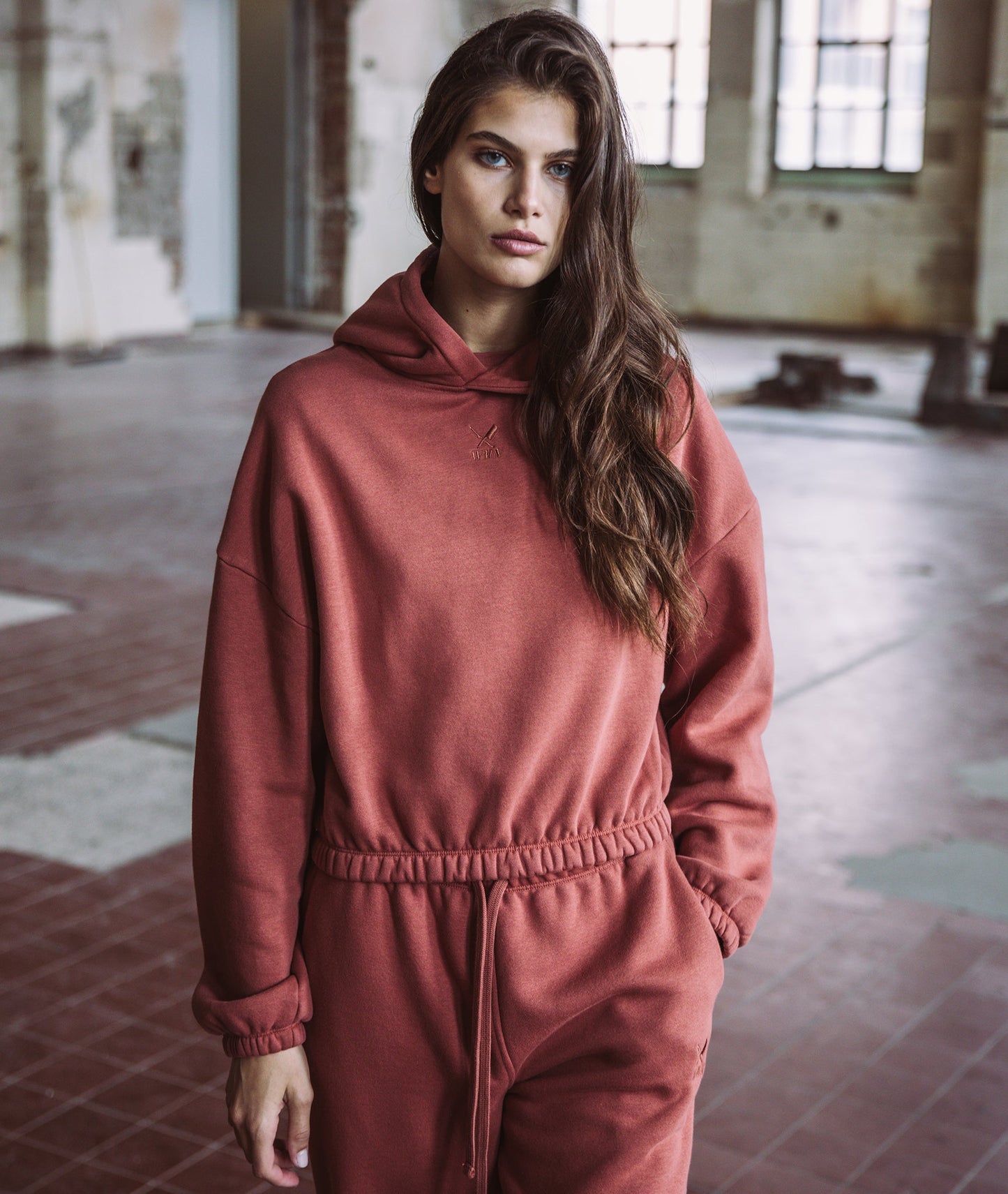 WMN Cropped Hoodie